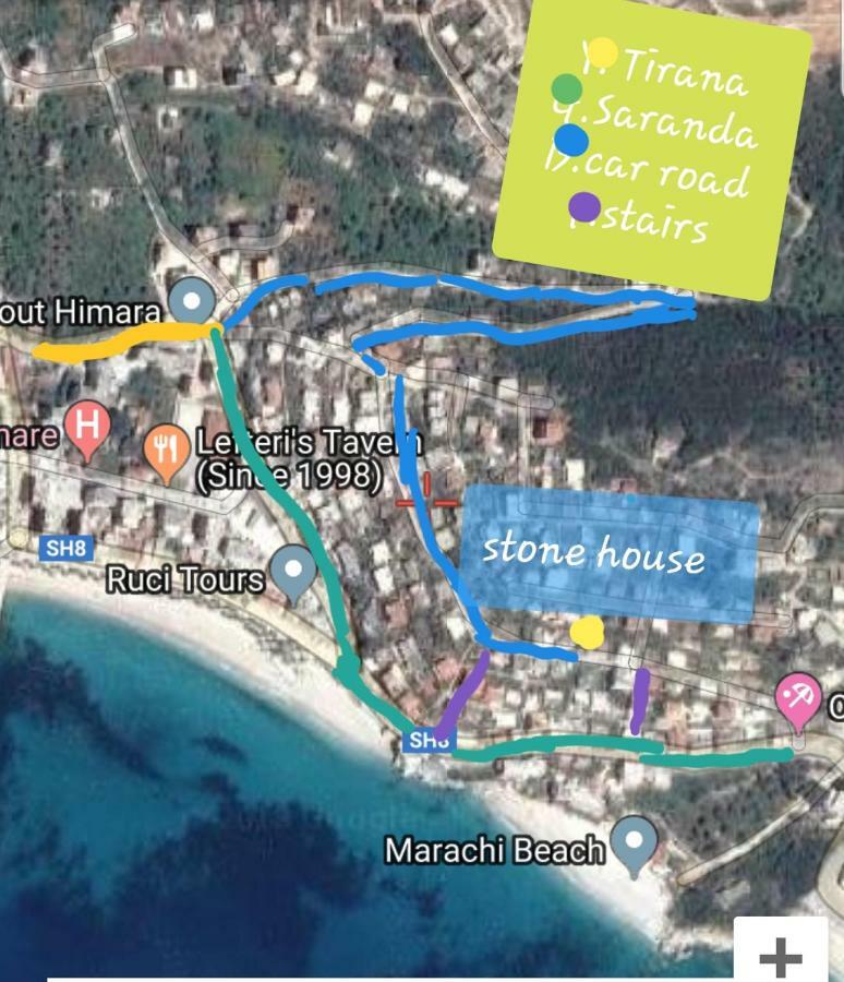 Stone House Hotell Himare Eksteriør bilde